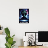 Individuell anpassbare Extraterrestrische Lebensfo Poster (Heimbüro)