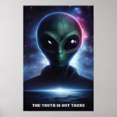 Individuell anpassbare Extraterrestrische Lebensfo Poster (Vorne)