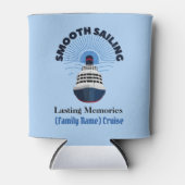 Individuell anpassbare Familienurlaub Smooth Saili Dosenkühler (Vorderseite)