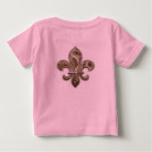 Individuell anpassbare Fleur de Lys Shirts (Rückseite)