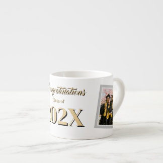 Individuell anpassbare Foto-Abschlussklasse 202X-A Espressotasse