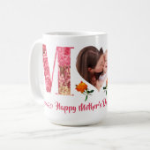 Individuell anpassbare Foto Mother Day Classic Tas Kaffeetasse (Vorderseite Links)