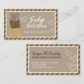 Individuell anpassbare Fudding Business Cards Visitenkarte (Vorne/Hinten)