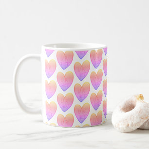 Individuell anpassbare Funny U R Hot Candy Hearts Kaffeetasse