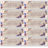 Individuell anpassbare Gästennamen-Adresslisten Aufkleber (Vorderseite)