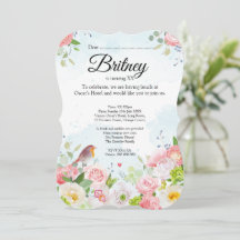 Individuell anpassbare Geburtstagseinladung von Fr