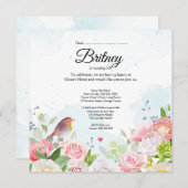 Individuell anpassbare Geburtstagseinladung von Fr (Vorne/Hinten)