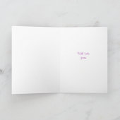 Individuell anpassbare Geburtstagskarte mit Magier Karte (Innenseite)