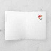 Individuell anpassbare Get Well Card - Blume Power Karte (Innenseite)