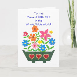 Individuell anpassbare Get Well Card für ein Kind Karte
