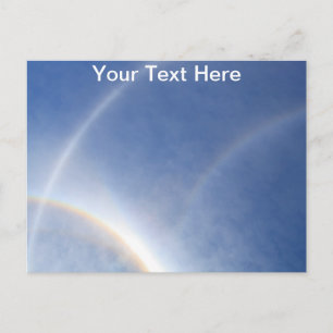 Individuell anpassbare Halos um die Sonnenkarte he Postkarte