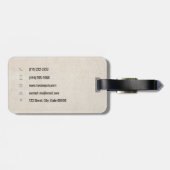 Individuell anpassbare Handyhandwerkzeuge struktur Gepäckanhänger (Rückseite horizontal)