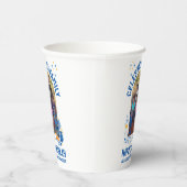 Individuell anpassbare HANUKKAH FAMILY WIEDERSEHEN Pappbecher (Rechts)