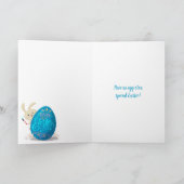Individuell anpassbare Happy Oaster Card Bunny Hol Karte (Innenseite)
