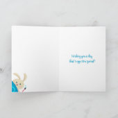 Individuell anpassbare Happy Oaster Card Bunny Pai Karte (Innenseite)