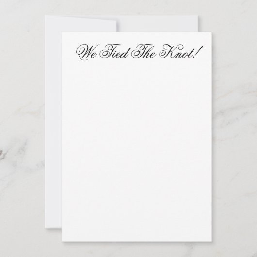 individuell anpassbare Hochzeitskarten Ankündigung (Vorderseite)