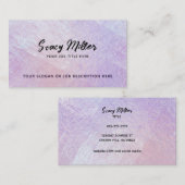 Individuell anpassbare, holografische Visitenkarte (Vorne/Hinten)