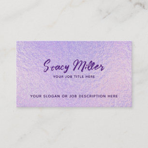 Individuell anpassbare, holografische Visitenkarte