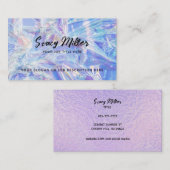 Individuell anpassbare, holografische Visitenkarte (Vorne/Hinten)