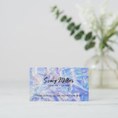 Individuell anpassbare, holografische Visitenkarte (Stehend Vorderseite)