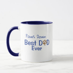 Individuell anpassbare Hunde Vater Vatertag Tasse 