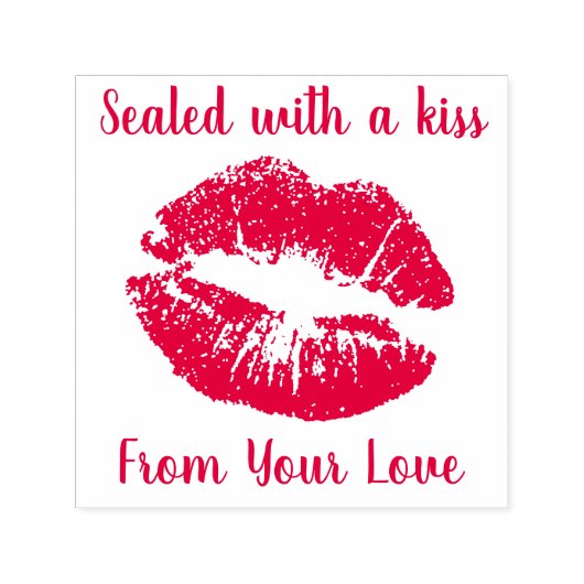 Individuell anpassbare KISS-Briefmarke Permastempel (Design)