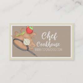 Individuell anpassbare Koch-Visitenkarten Visitenkarte