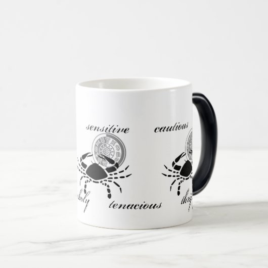 Individuell anpassbare Krebsarten im griechischen Verwandlungstasse (VorderseiteRechts)