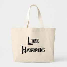 Individuell anpassbare Lebensereignisse Jumbo Stoffbeutel