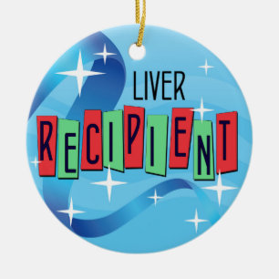 Individuell anpassbare Leberprämie Weihnachten Keramik Ornament