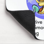 Individuell anpassbare Leo Lion-Cartoon-Eigenschaf Mousepad (Ecke)