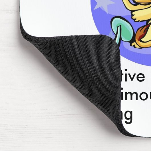 Individuell anpassbare Leo Lion-Cartoon-Eigenschaf Mousepad (Ecke)