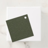 Individuell anpassbare, markierte Green Fevor-Tag Geschenkanhänger (Beispiel)