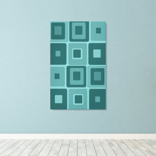 Individuell anpassbare Mod Art auf Leinwand (Insitu (Holzboden))