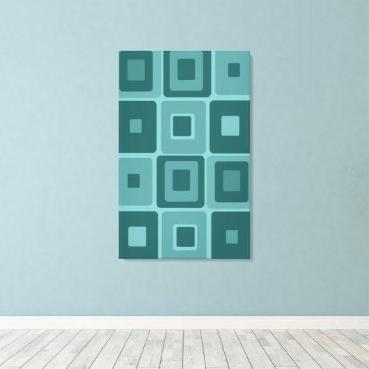 Individuell anpassbare Mod Art auf Leinwand (Insitu (Holzboden))