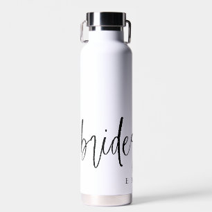 Individuell anpassbare, moderne Script Bridesmaid- Trinkflasche