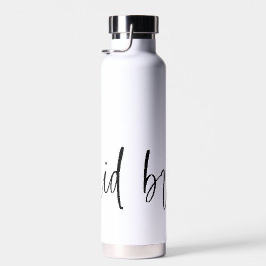 Individuell anpassbare, moderne Script Bridesmaid- Trinkflasche (Rechts)