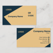 Individuell anpassbare, moderne Visitenkarte (Vorne/Hinten)