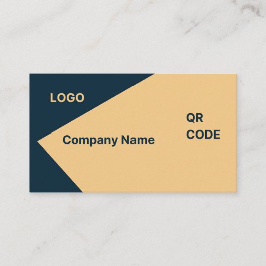 Individuell anpassbare, moderne Visitenkarte (Vorderseite)