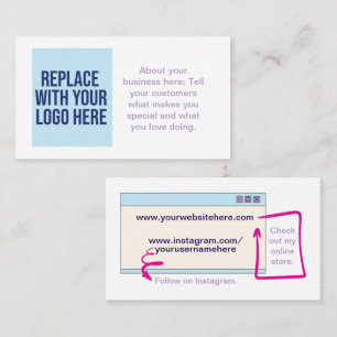 Individuell anpassbare, moderne Visitenkarte