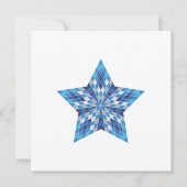 Individuell anpassbare Mosaik-Sternexplosion Karte (Vorderseite)