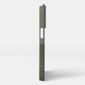 Individuell anpassbare Moss Green iPhone Case Hülle (Rechte Seite)