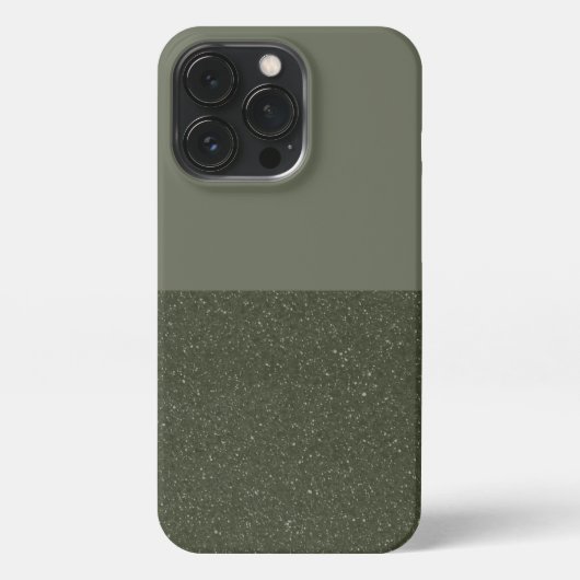 Individuell anpassbare Moss Green iPhone Case Hülle (Rückseite)