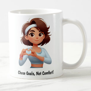 Individuell anpassbare Motivierend Fitness Kaffee Kaffeetasse