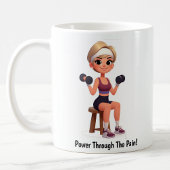 Individuell anpassbare Motivierend Fitness Kaffee  Kaffeetasse
