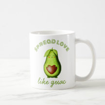 Individuell anpassbare Niedliche Avocado Handgezei