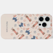 Individuell anpassbare Niedliche Dackel & Terrier Case-Mate iPhone Hülle (Rückseite (Horizontal))