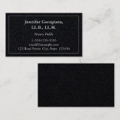 Individuell anpassbare Notar Public Business Card Visitenkarte (Vorne/Hinten)