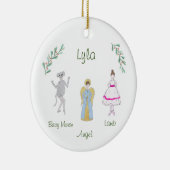 Individuell anpassbare Nutcracker Lamb/Baby Maus/E Keramik Ornament (Rechts)