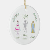 Individuell anpassbare Nutcracker Lamb/Baby Maus/E Keramik Ornament (Rechts)